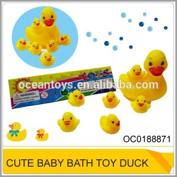 Baby bath duck toy Lovely yellow rubber duck toy with duckling OC0188871