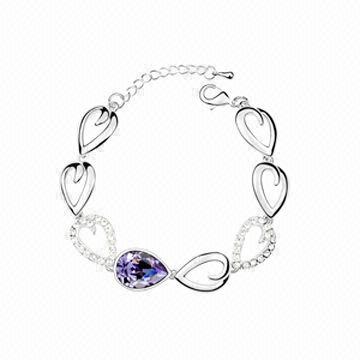 Alloy Design New Trendy Bracelet, Made of Crystal