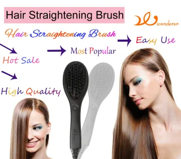 Hair Straightening Brush For Beauty Women