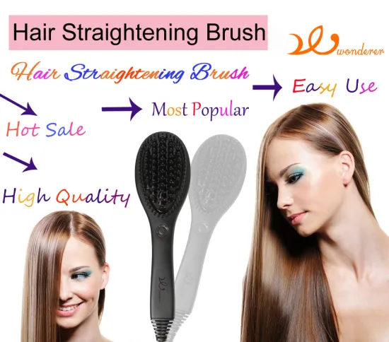 Hair Straightening Brush For Beauty Women