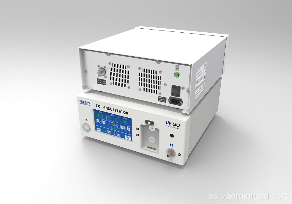 Instrumento médico silencioso Insuflador de CO2 totalmente automático