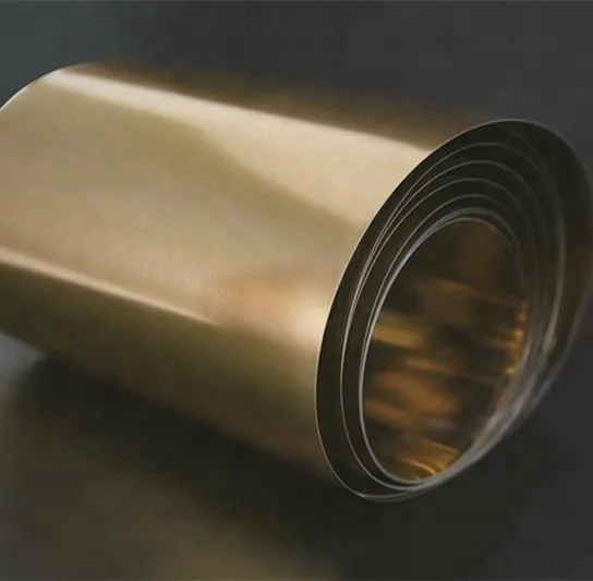 Golden PVC Rigid Sheet for chocolate packaging