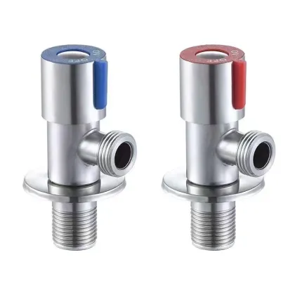 Brass Triangle Valve Shower Inlet Three-Way Bathroom Accessories