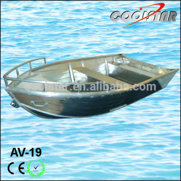 Easier to handle Fully welded aluminum luxury boats for sale