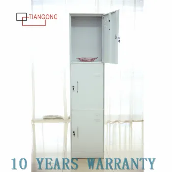 steel single 2 compartment locker