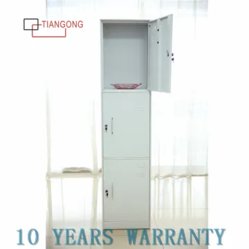 steel single 2 compartment locker