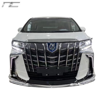 SC Modellista Style Bodykit with Hood Front Lamp for Toyota Alphard/Vellfire 2008-2014 Update to 2018+