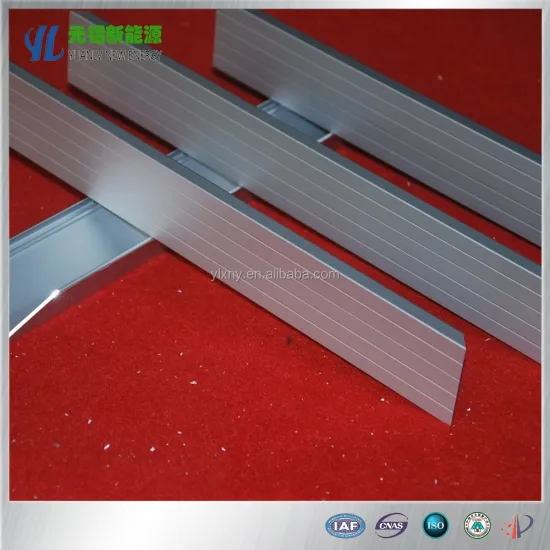 Aluminum solar panel frame for solar module