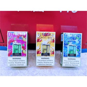 Customs Disposable Vape Elfworld Trans 7500 Puff Vape