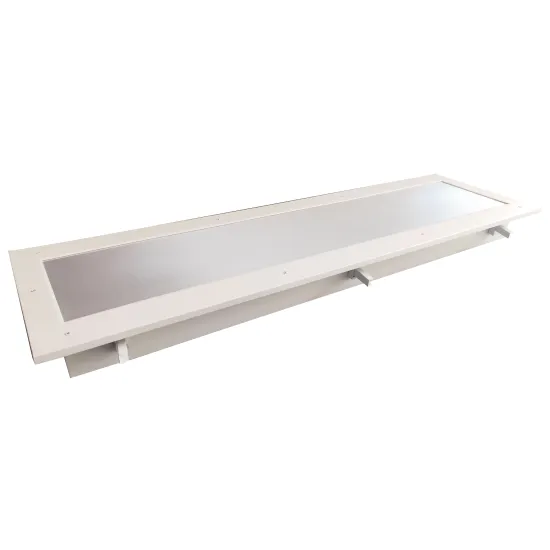1200x600 Aluminum Frame Clean Room IP65 Recessed Panel LED Light