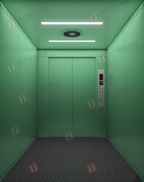 Zhujiangfuji Brand Freight Elevator con cabina e porte dipinte