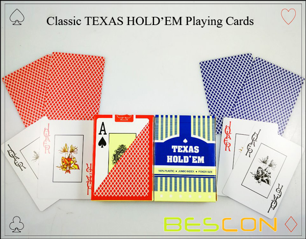 Classic TEXAS HOLDEM Playing Cards