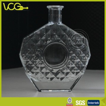 750ml Grating Shaped Glass Brandy Bottle (BC0104)