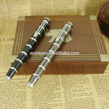 Famous Branded Pens Unit weight 52gram Metal Heavy Roller Ball Pen Smooth Writing Liquid Ink Pens Business Gifts 8 rings Gel Pen