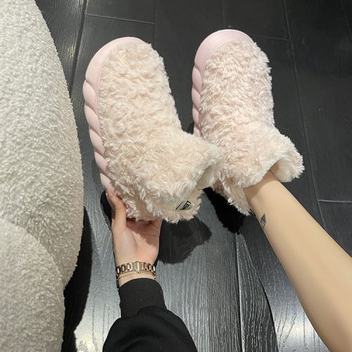 Women Winter Floor Shoes Indoor Boots