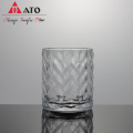 ATO Votive Candle Have Wave Print Glass Bandleder