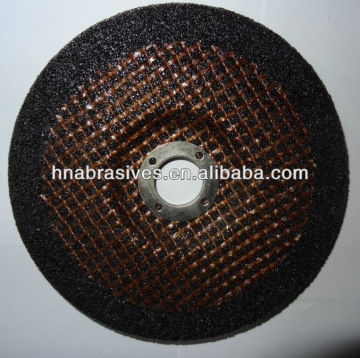 T27 6''inch 150x6x22.2mm Reinforced Resin bonded Depressed center abrasive wheel For Metal/Steel/S.S