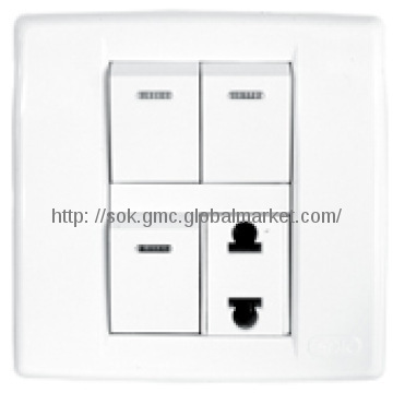 W92 series——2 pin socket + 3G switches