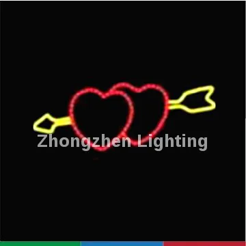 Rope light 108leds Christmas lights  outdoor animated motif lighting