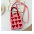 Polyester Love Mini Phone Bag