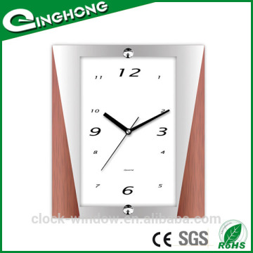 Fashion colored style square wood wall clock