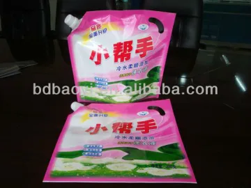 Plastic Stand Up Pouch with Spout