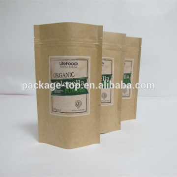 custom plastic zipper bag plastic rock sugar bag with printing