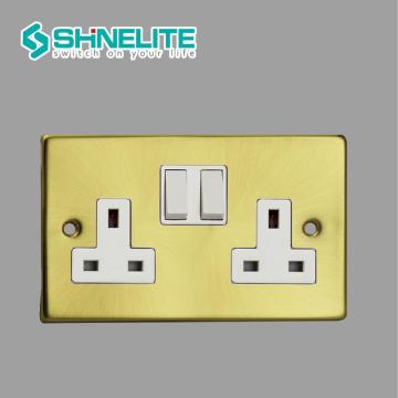 13A 2 Gang Electric Switch and Socket