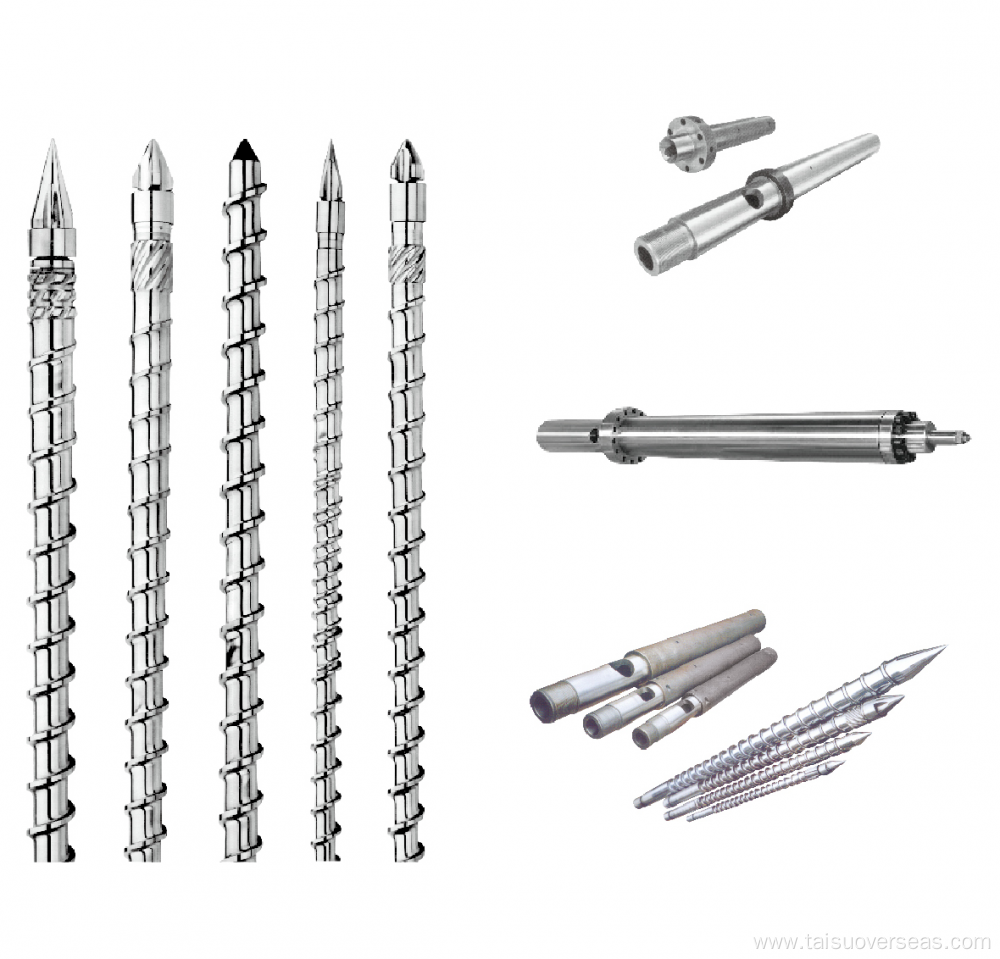 Bematallic Injection screw barrel for pvc filters