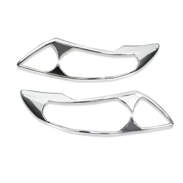 YCSUNZ ABS Chrome Headlight Cover for Toyota Corolla 2008