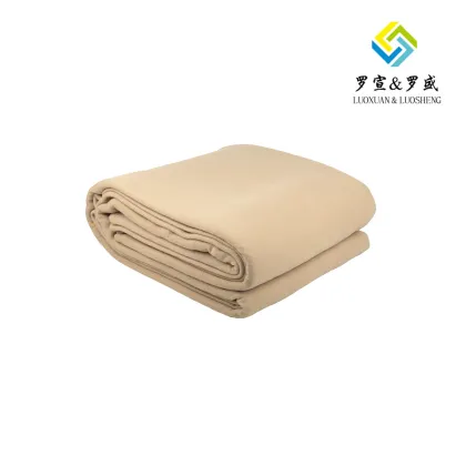 Milky white Felt Blanket