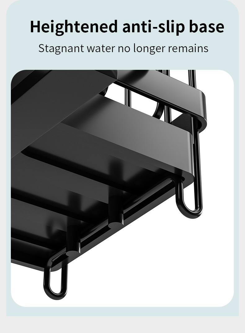 Single-Tier Metal Kitchen Sink Rack