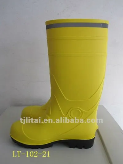 CE EN ISO 20345 S5 chemical resistant PVC rain boots,PVC safety rain boots,