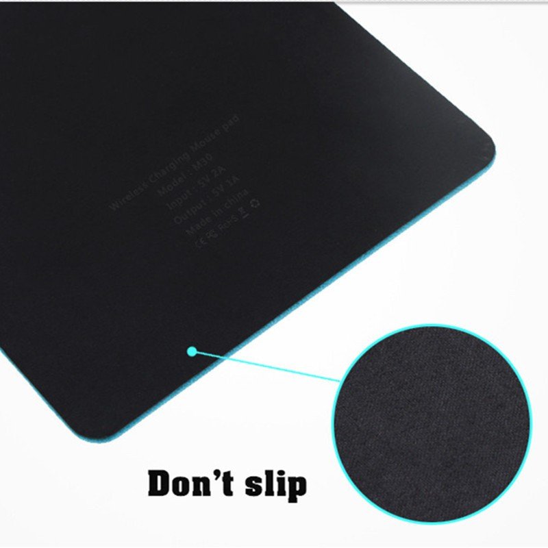 Adaptador de carregador sem fio colorido para mouse pad de design de moda