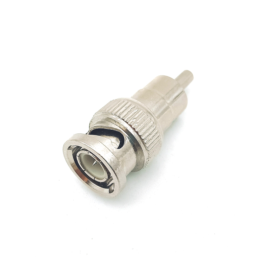 BNC Male to RCA Coaxial Audio Adapter Connector