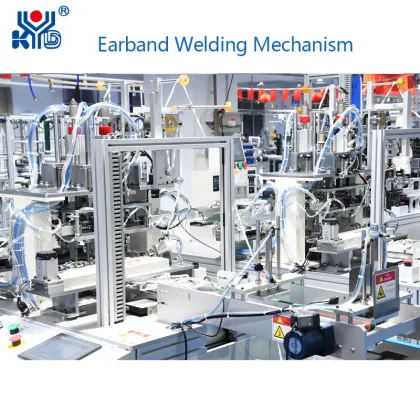 KF94 Head Strap Health Care Stapling Fish Respirator Production Line