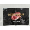 Pochette sous vide à trois joints latéraux pour bœuf frais