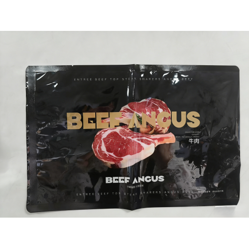 Bolsa de vacío con sello de tres lados para carne fresca