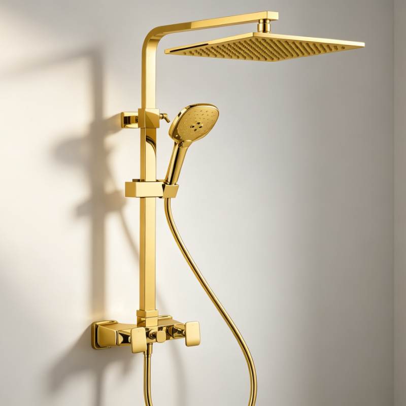 Brass Exposed Shower Combination