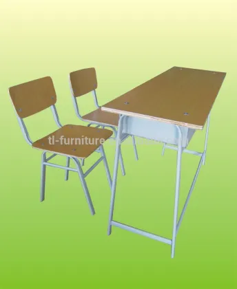 School Sets Specific Use and School Furniture Type wooden student desk chair