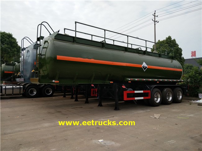 27T 7000 Gallon Hydrochloric Acid Tanker Trailers