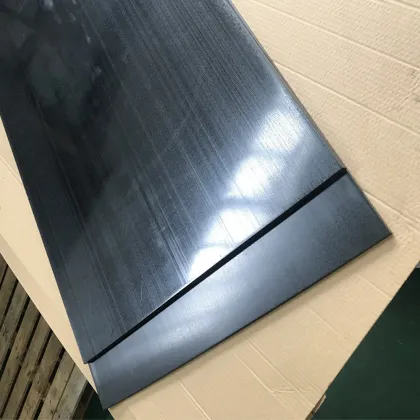 Black virgin PEEK plate