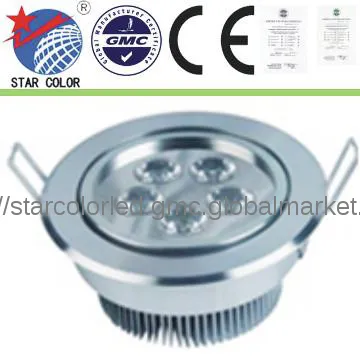 220v led dimmable ceiling light 5x1w