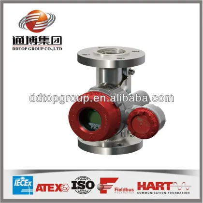 Smart metal tube variable area flow meter