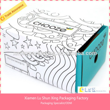 Corrugated Cardboard Storage Shoes Box Paper Packaging Gift Shoe Box