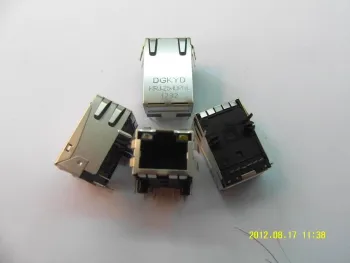 25.4mm Integrated 10/100m Tap Up 1-port / Rj45 Single Port Transmitter Filter With Full Shielded