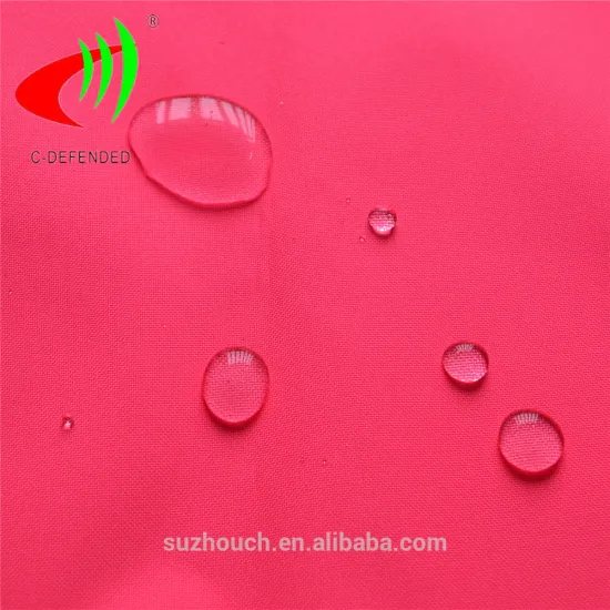 knockout fluorescent pink with pu coating fabric for pink safety reflective jackets