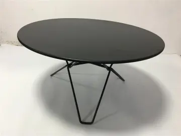 Black Nesting Coffee Table Wood Grain Top with Adjustable Non-Slip Feet, Industrial End Table