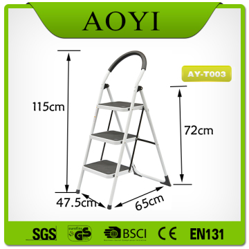 3 steps steel ladder