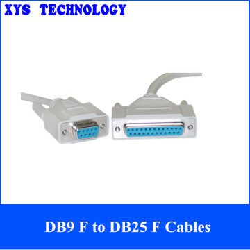 DB9 female to DB25 female Cables